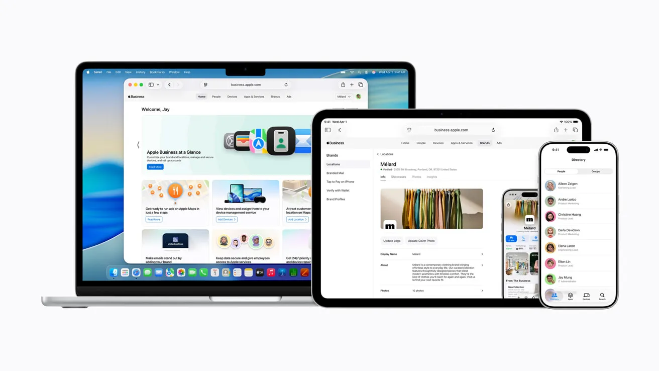 Apple Business, 4월 14일 출시 — 기업용 올인원 무료 플랫폼