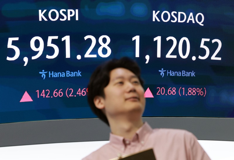 삼성전자 3%+, SK하이닉스 4%+ 급등... KOSPI 6,000 재탈환 시도