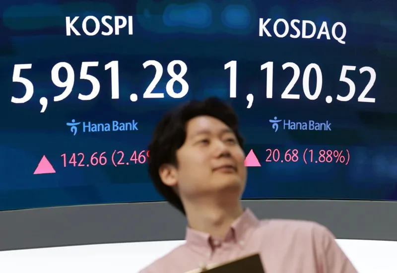 삼성전자 3%+, SK하이닉스 4%+ 급등... KOSPI 6,000 재탈환 시도